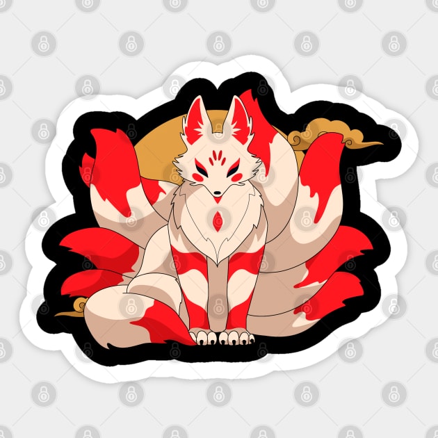 Kitsune fox Sticker by Onceer